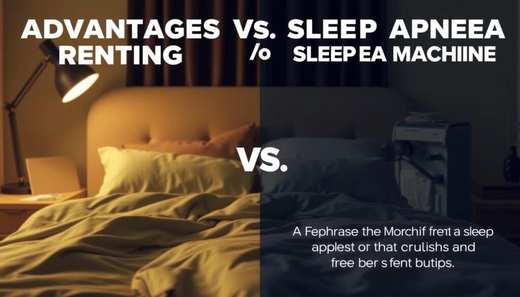 生成圖片：比較租賃和購買睡眠呼吸機的優缺點