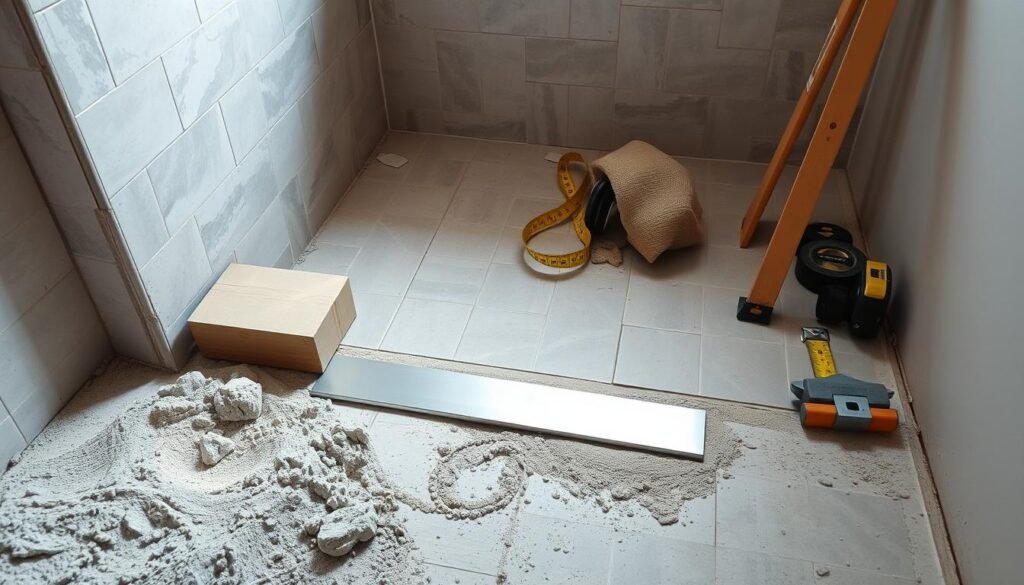 浴室門檻斜坡板施工材料