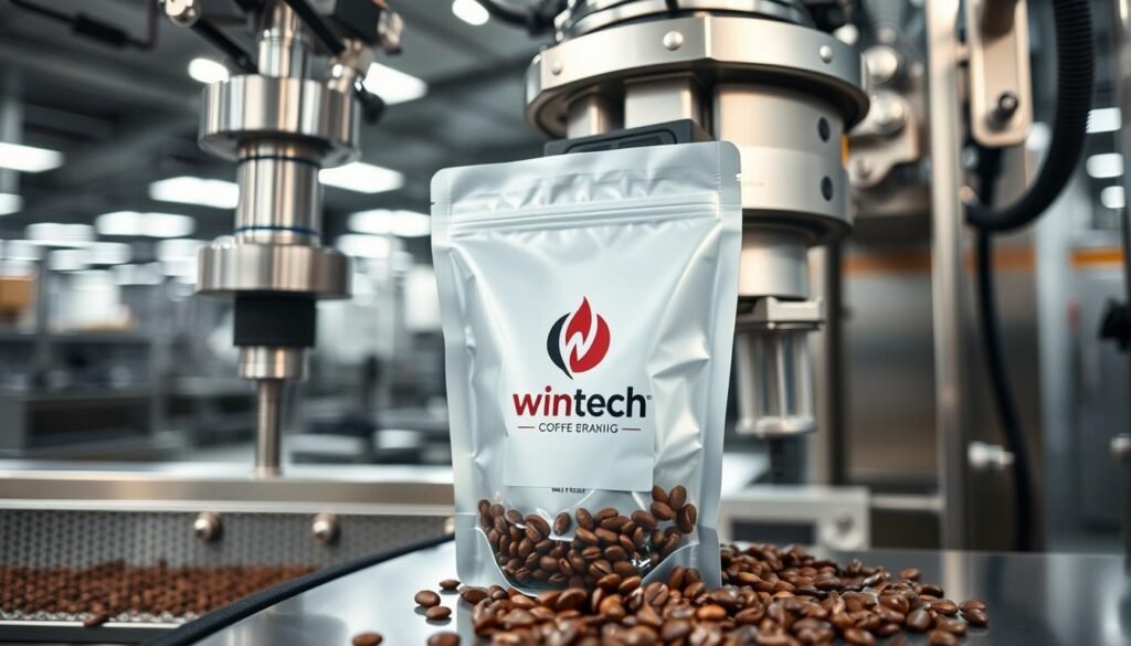 packaging of coffee beans