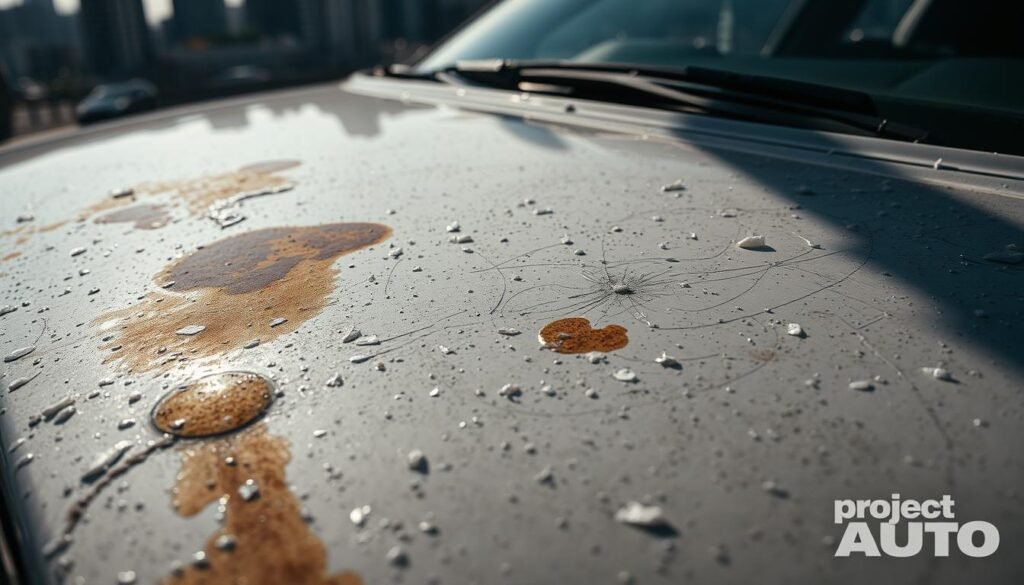 硬水水漬對車身的影響